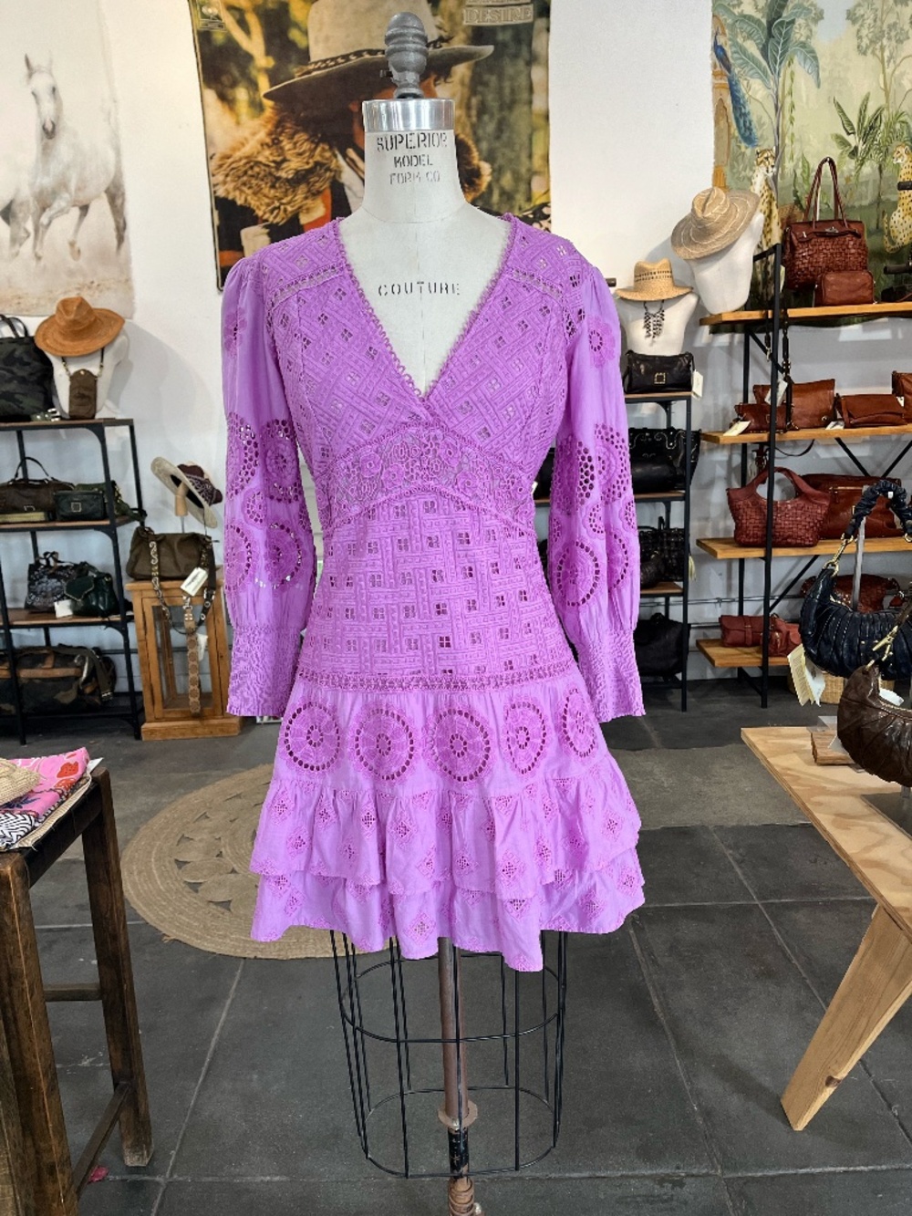 Temptation Positano Purple Mini Dress